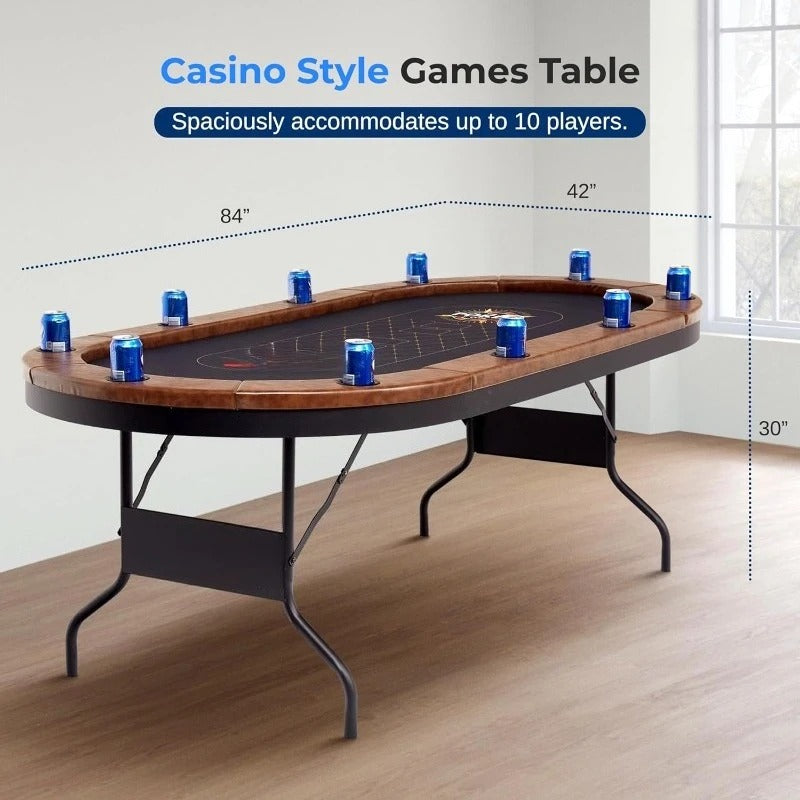 Texas Hold'em Poker Table - XLarge 84" x 42"